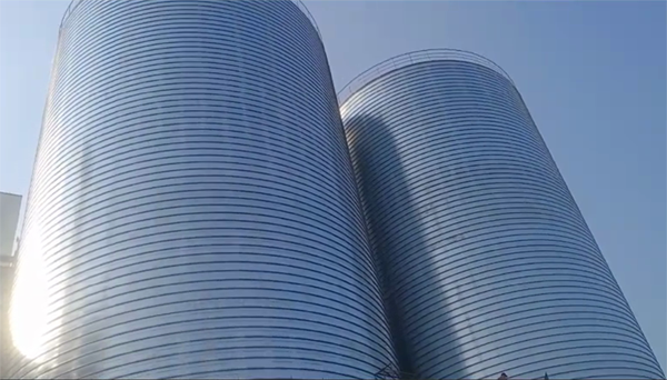 武穴2座混凝土高架卷板仓